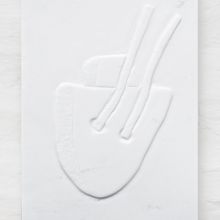 Skizze, 2011 • Material: Marmor • Format: 42 x 30 x 3 cm